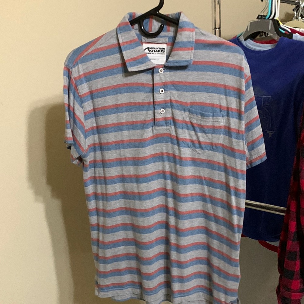 Soft mountain khakis short sleeve polo